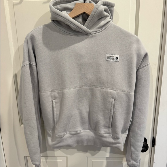 Bearded Goat Tops - Gray Hoodie Sweatshirt